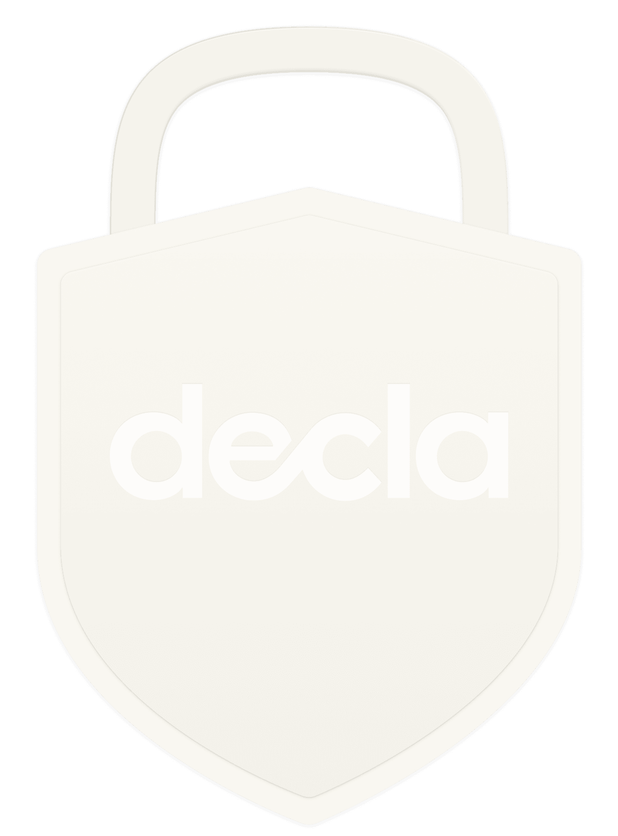 Lock shield Image with Decla Logo